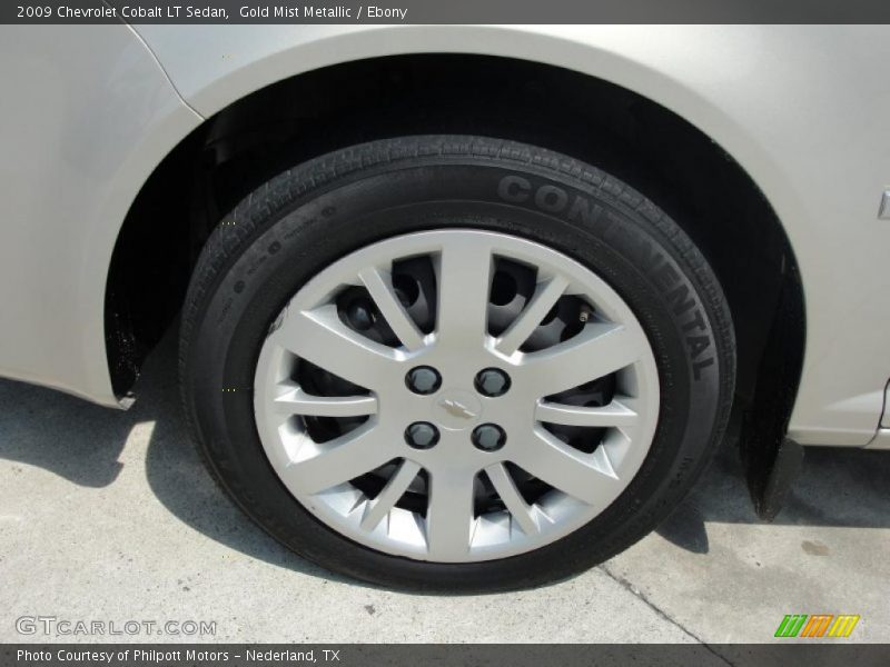 Gold Mist Metallic / Ebony 2009 Chevrolet Cobalt LT Sedan