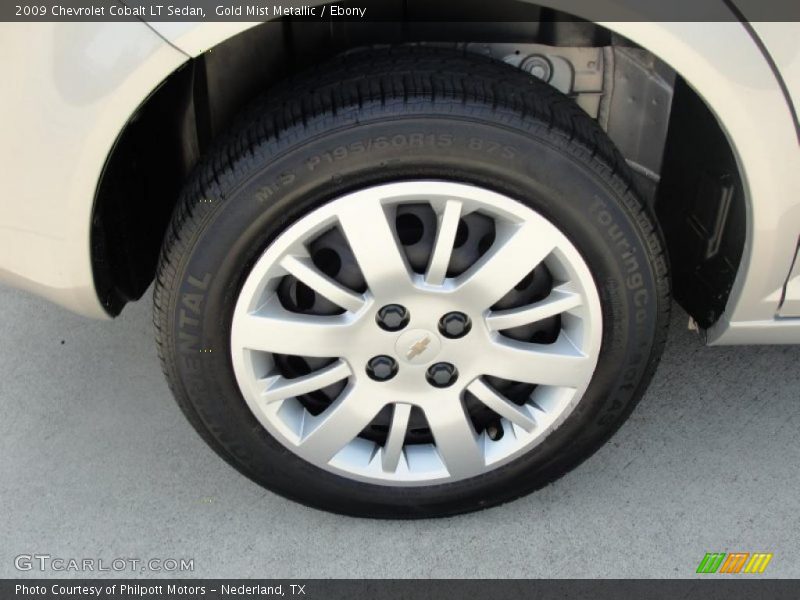 Gold Mist Metallic / Ebony 2009 Chevrolet Cobalt LT Sedan