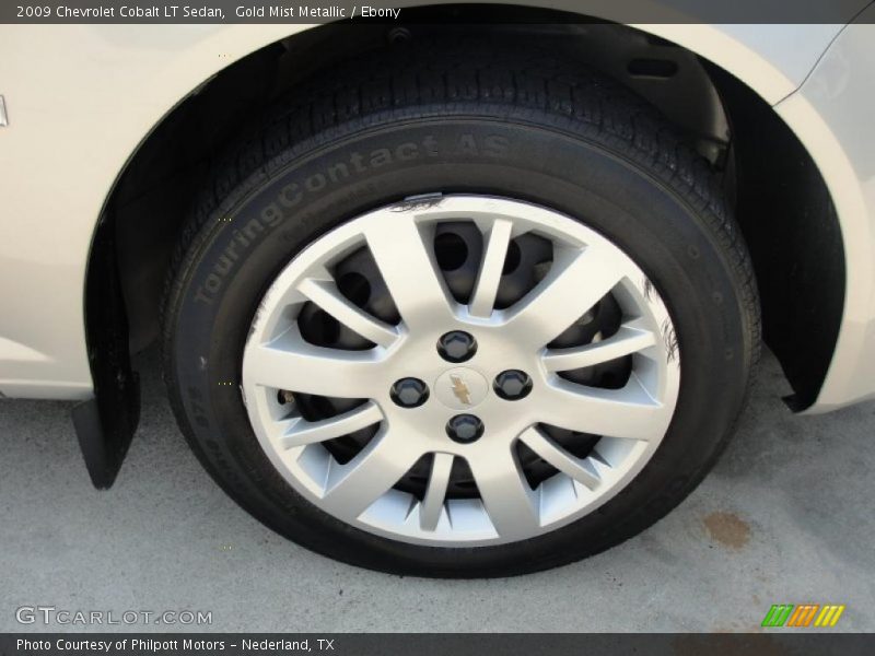 Gold Mist Metallic / Ebony 2009 Chevrolet Cobalt LT Sedan
