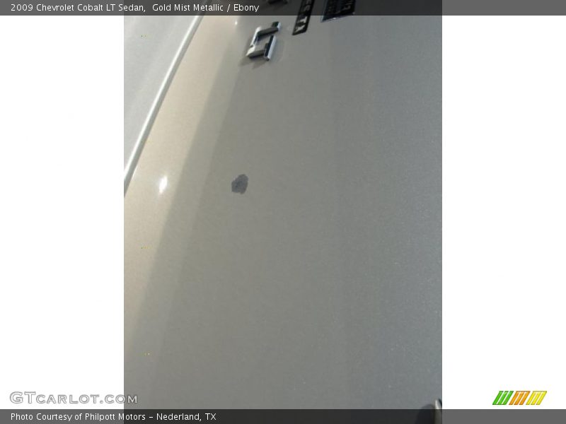Gold Mist Metallic / Ebony 2009 Chevrolet Cobalt LT Sedan
