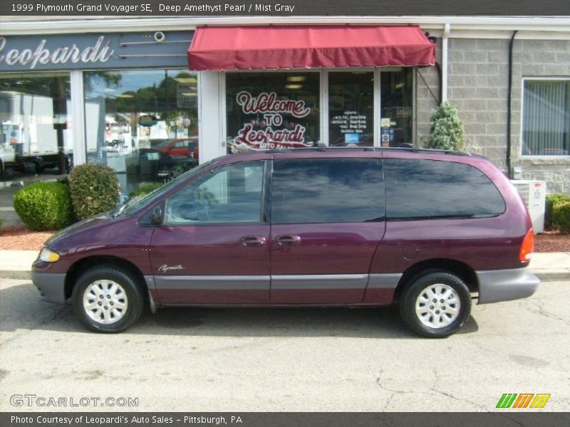 Deep Amethyst Pearl / Mist Gray 1999 Plymouth Grand Voyager SE