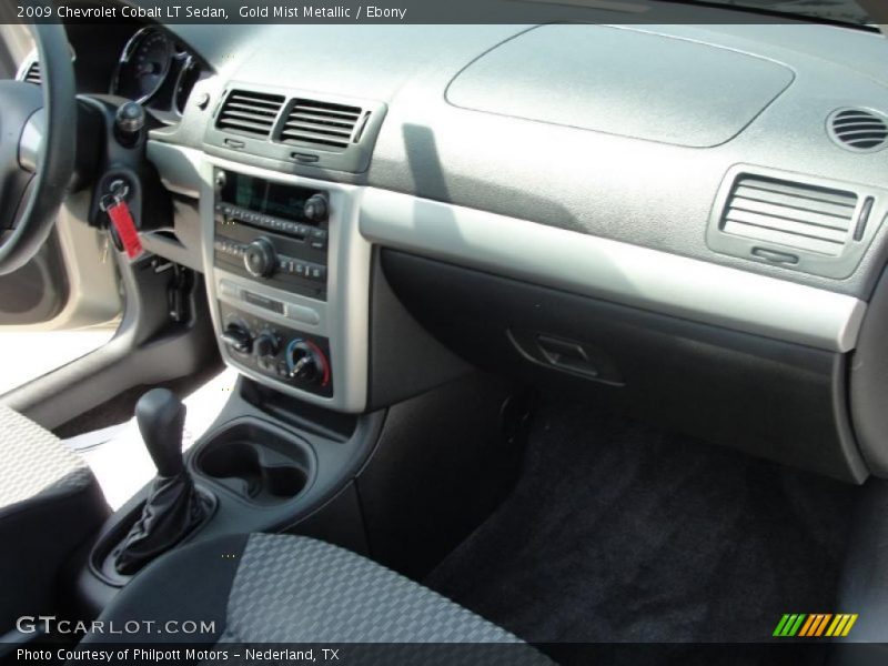 Gold Mist Metallic / Ebony 2009 Chevrolet Cobalt LT Sedan