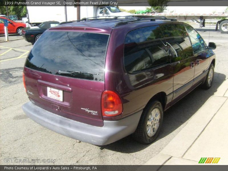 Deep Amethyst Pearl / Mist Gray 1999 Plymouth Grand Voyager SE