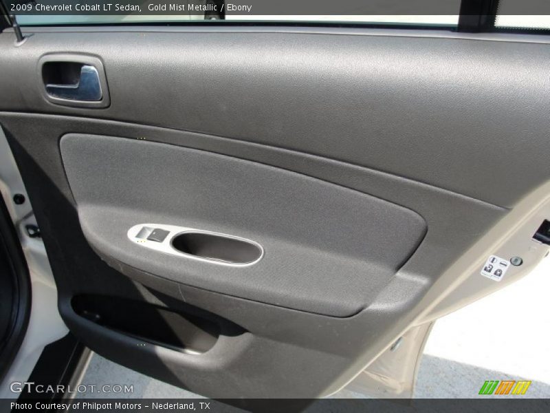 Gold Mist Metallic / Ebony 2009 Chevrolet Cobalt LT Sedan