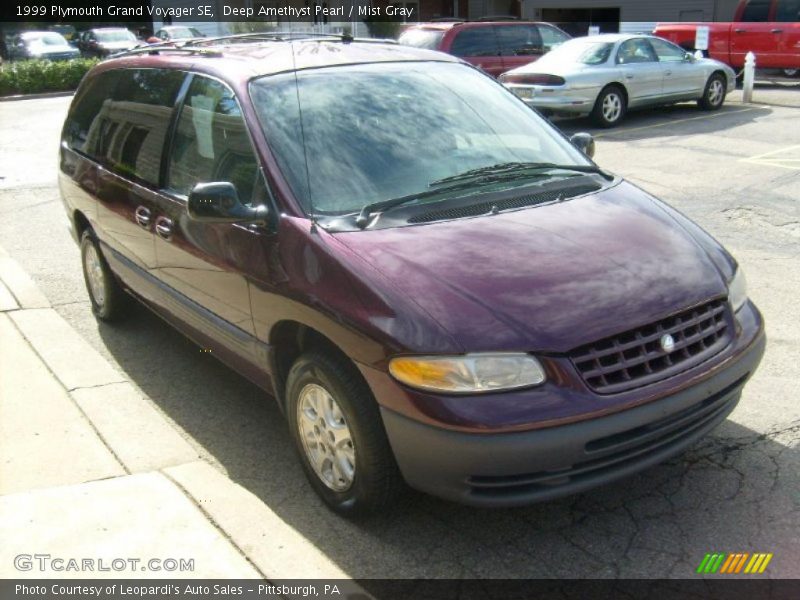 Deep Amethyst Pearl / Mist Gray 1999 Plymouth Grand Voyager SE
