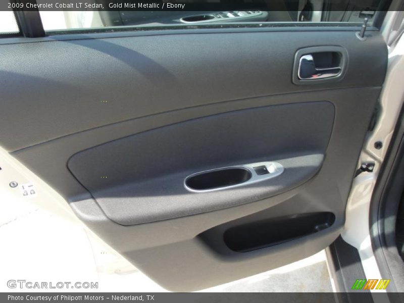Gold Mist Metallic / Ebony 2009 Chevrolet Cobalt LT Sedan