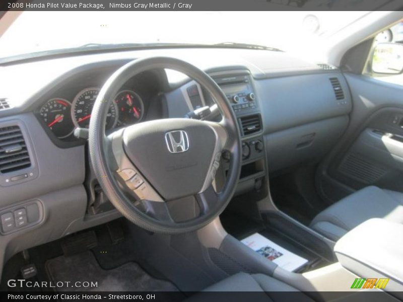 Nimbus Gray Metallic / Gray 2008 Honda Pilot Value Package