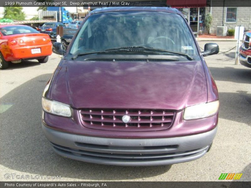 Deep Amethyst Pearl / Mist Gray 1999 Plymouth Grand Voyager SE