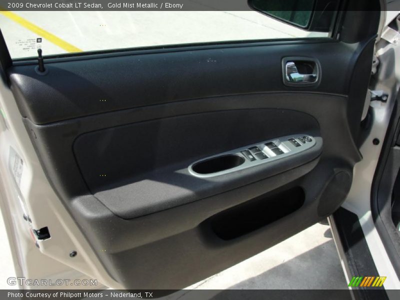 Gold Mist Metallic / Ebony 2009 Chevrolet Cobalt LT Sedan