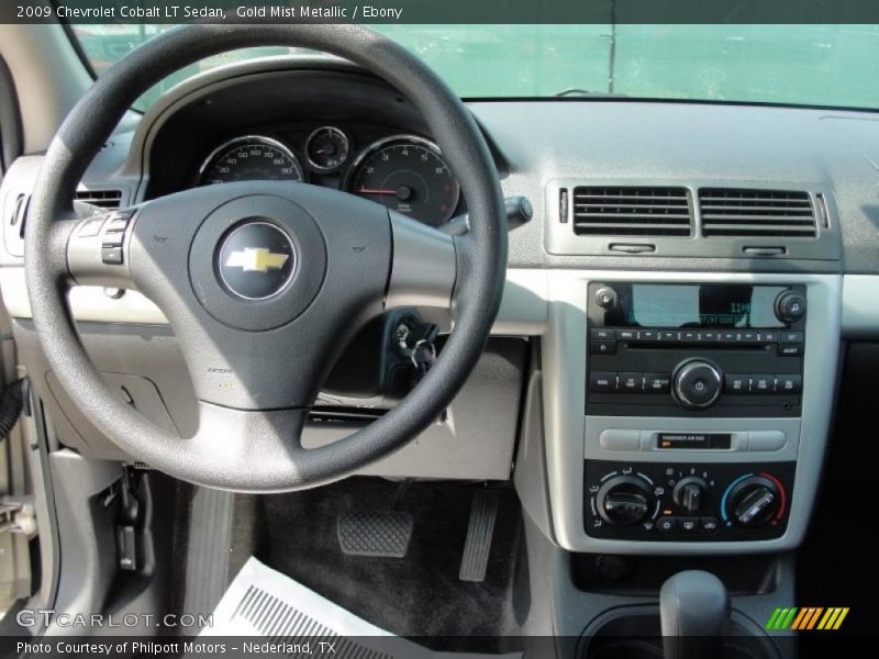 Gold Mist Metallic / Ebony 2009 Chevrolet Cobalt LT Sedan