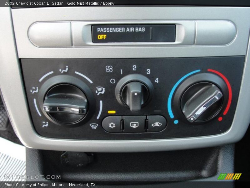 Gold Mist Metallic / Ebony 2009 Chevrolet Cobalt LT Sedan
