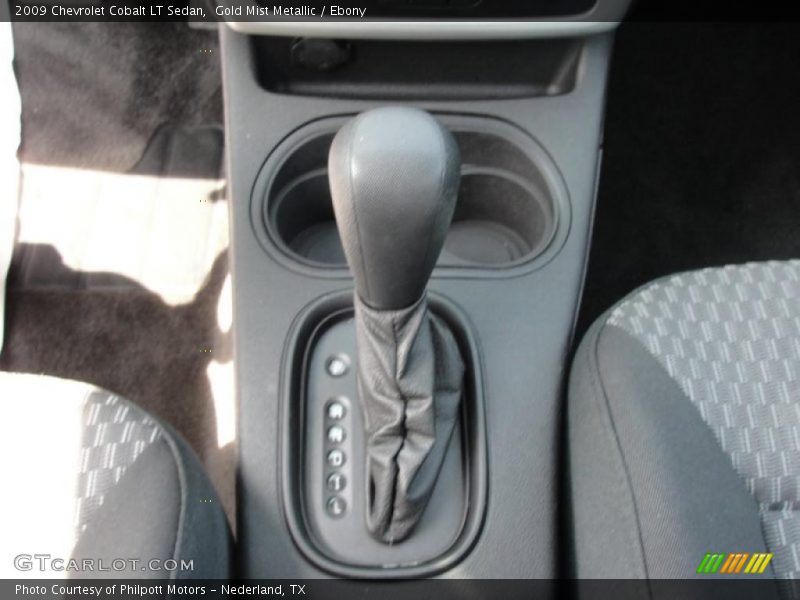 Gold Mist Metallic / Ebony 2009 Chevrolet Cobalt LT Sedan