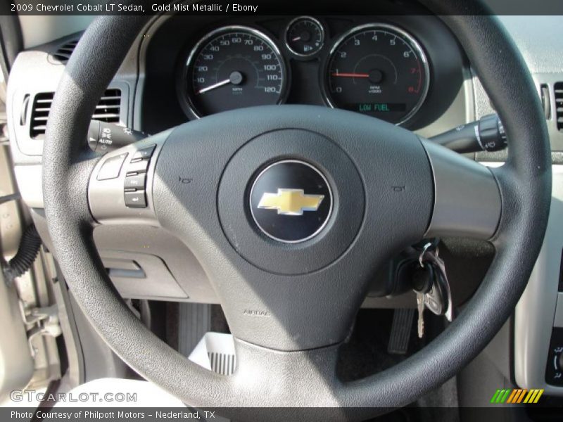 Gold Mist Metallic / Ebony 2009 Chevrolet Cobalt LT Sedan