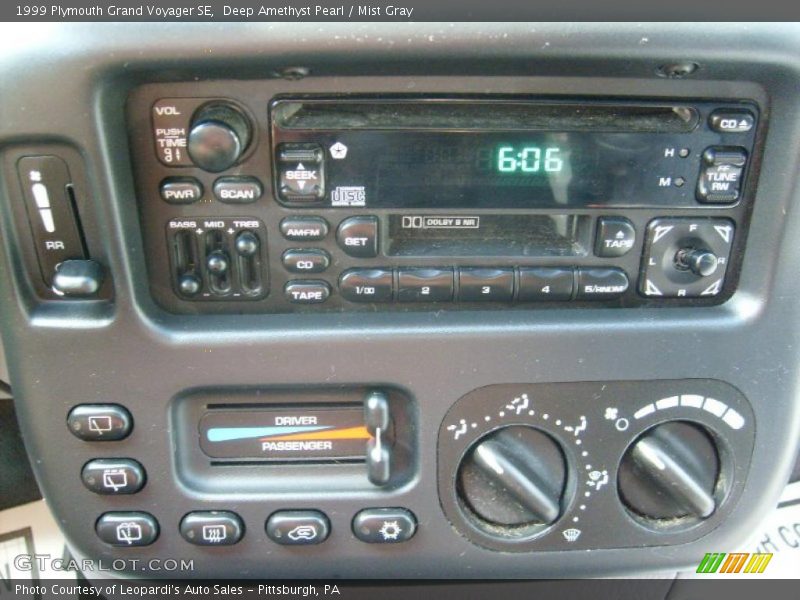 Deep Amethyst Pearl / Mist Gray 1999 Plymouth Grand Voyager SE