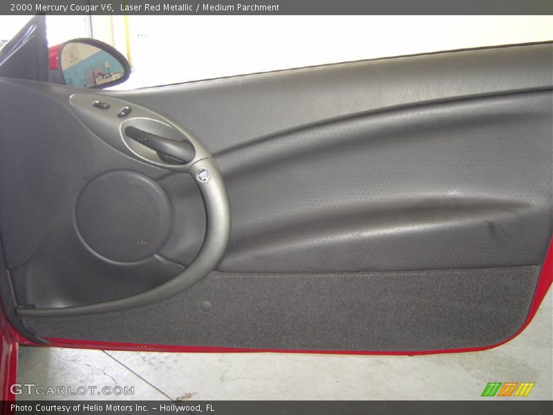 Laser Red Metallic / Medium Parchment 2000 Mercury Cougar V6