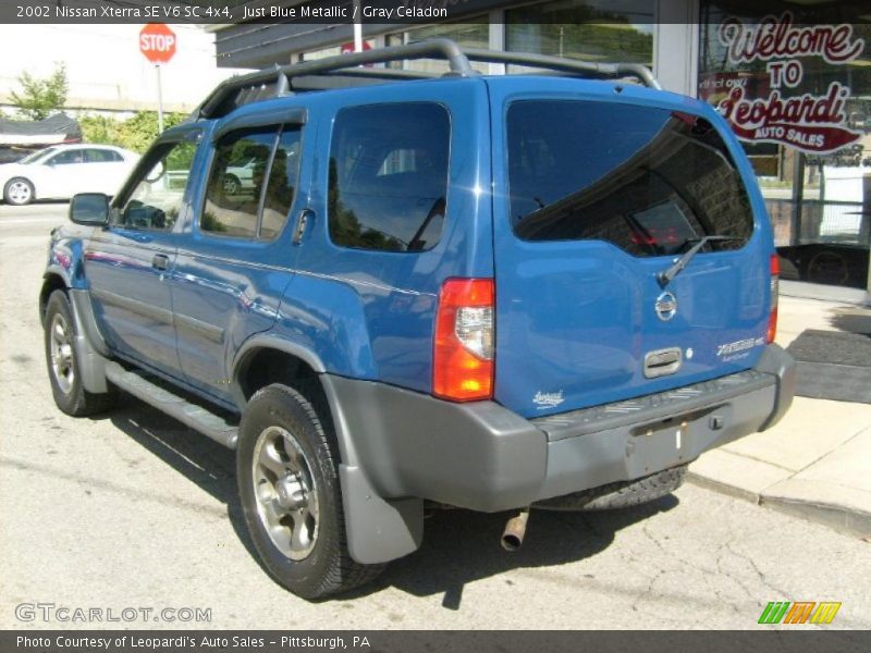Just Blue Metallic / Gray Celadon 2002 Nissan Xterra SE V6 SC 4x4