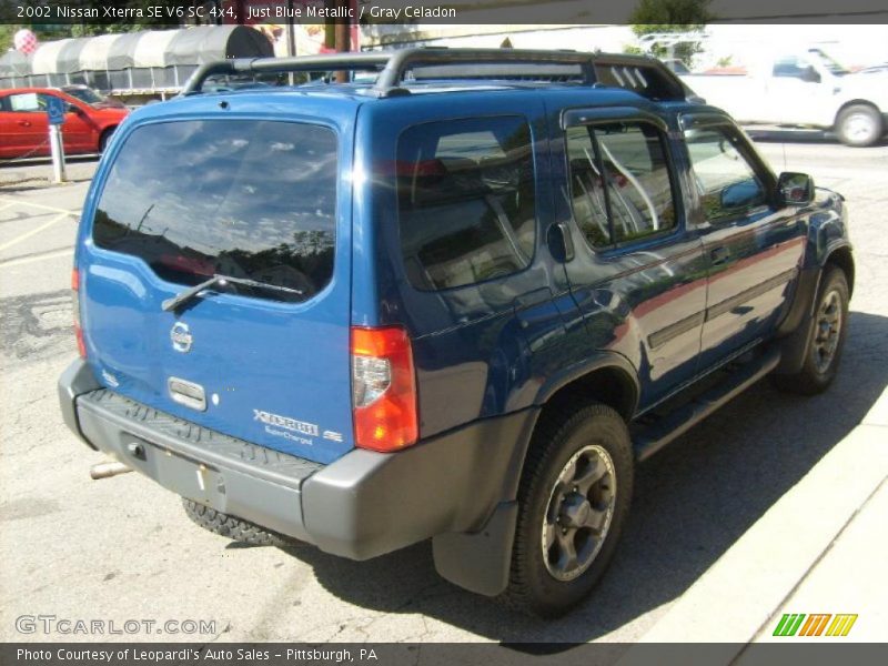 Just Blue Metallic / Gray Celadon 2002 Nissan Xterra SE V6 SC 4x4