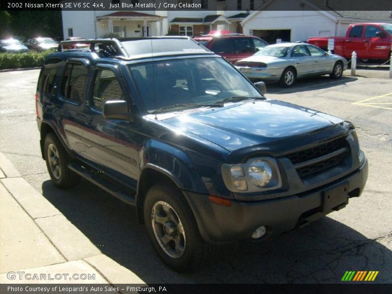 Just Blue Metallic / Gray Celadon 2002 Nissan Xterra SE V6 SC 4x4