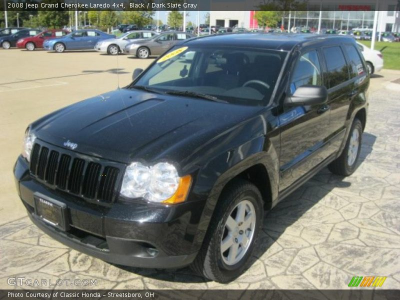 Black / Dark Slate Gray 2008 Jeep Grand Cherokee Laredo 4x4
