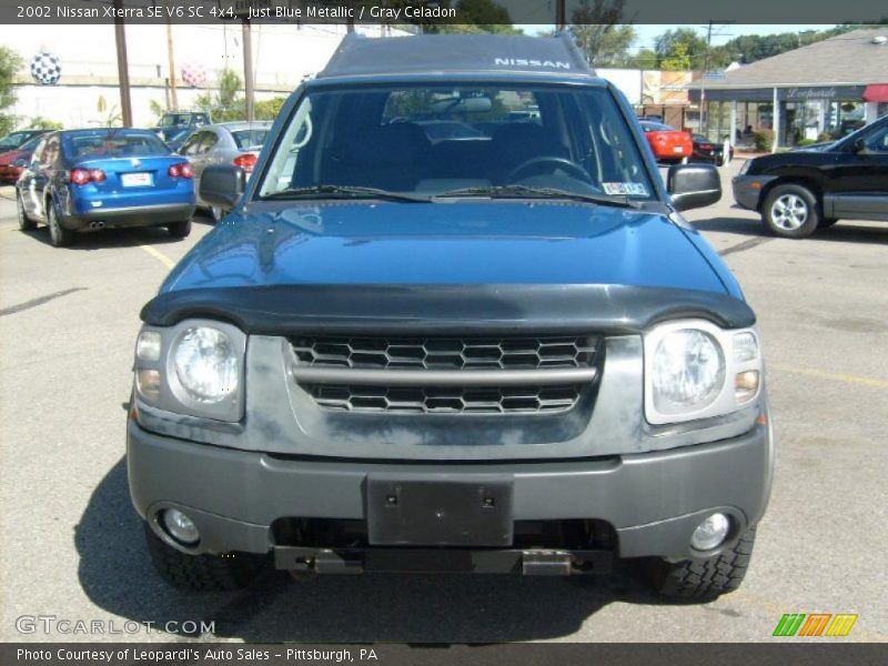Just Blue Metallic / Gray Celadon 2002 Nissan Xterra SE V6 SC 4x4