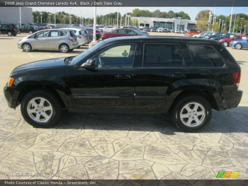 Black / Dark Slate Gray 2008 Jeep Grand Cherokee Laredo 4x4