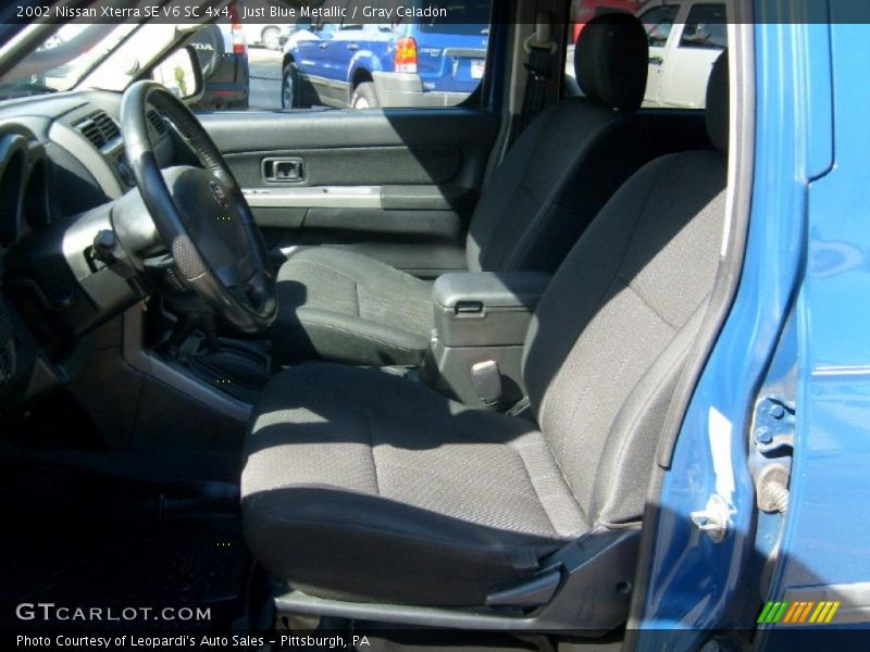 Just Blue Metallic / Gray Celadon 2002 Nissan Xterra SE V6 SC 4x4