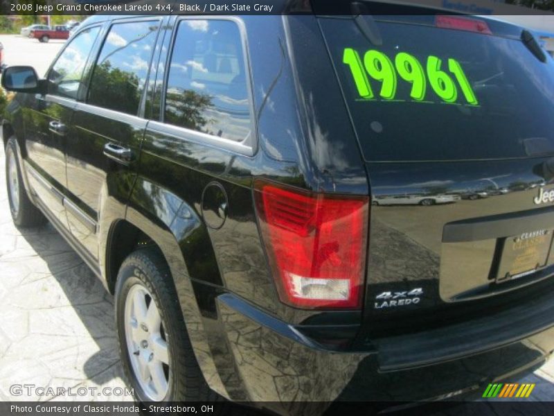 Black / Dark Slate Gray 2008 Jeep Grand Cherokee Laredo 4x4
