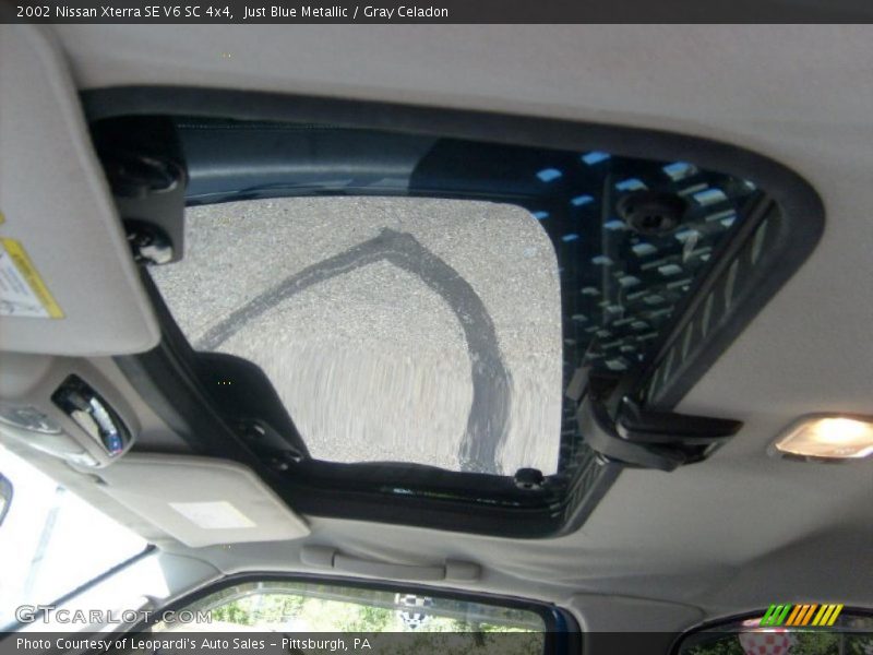 Just Blue Metallic / Gray Celadon 2002 Nissan Xterra SE V6 SC 4x4