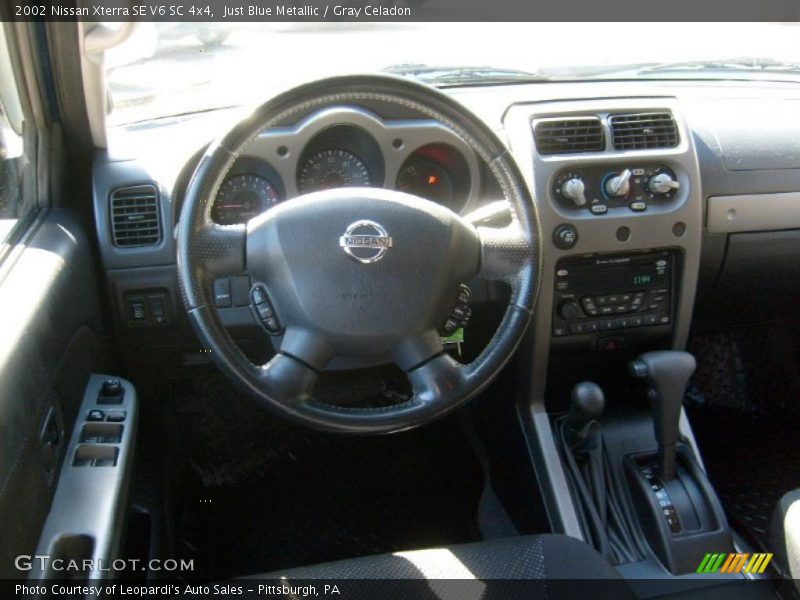 Just Blue Metallic / Gray Celadon 2002 Nissan Xterra SE V6 SC 4x4