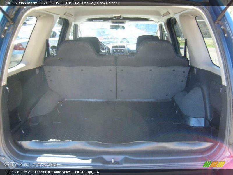 Just Blue Metallic / Gray Celadon 2002 Nissan Xterra SE V6 SC 4x4