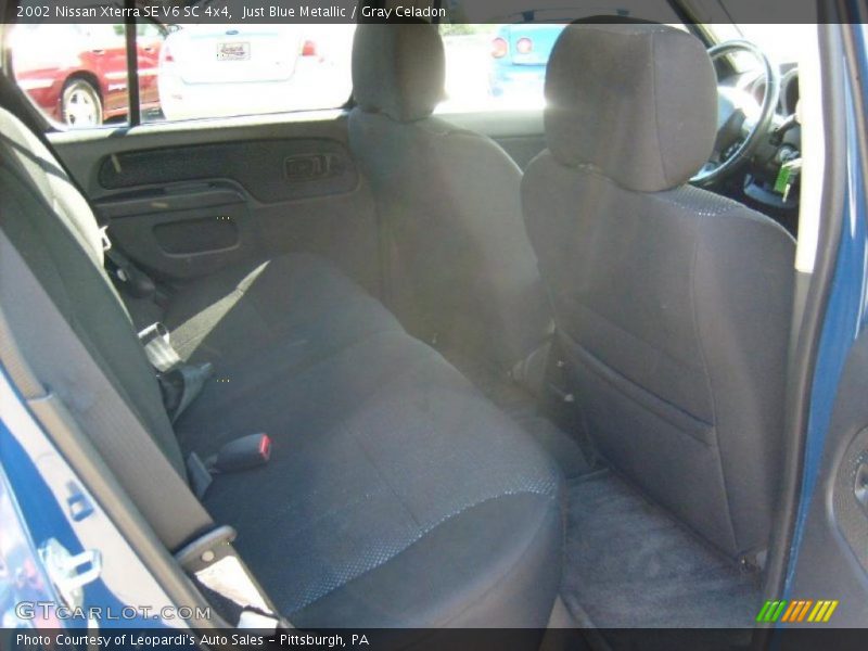 Just Blue Metallic / Gray Celadon 2002 Nissan Xterra SE V6 SC 4x4