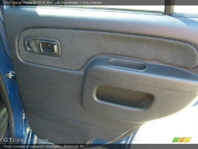 Just Blue Metallic / Gray Celadon 2002 Nissan Xterra SE V6 SC 4x4