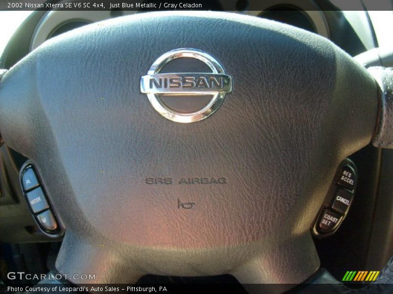 Just Blue Metallic / Gray Celadon 2002 Nissan Xterra SE V6 SC 4x4