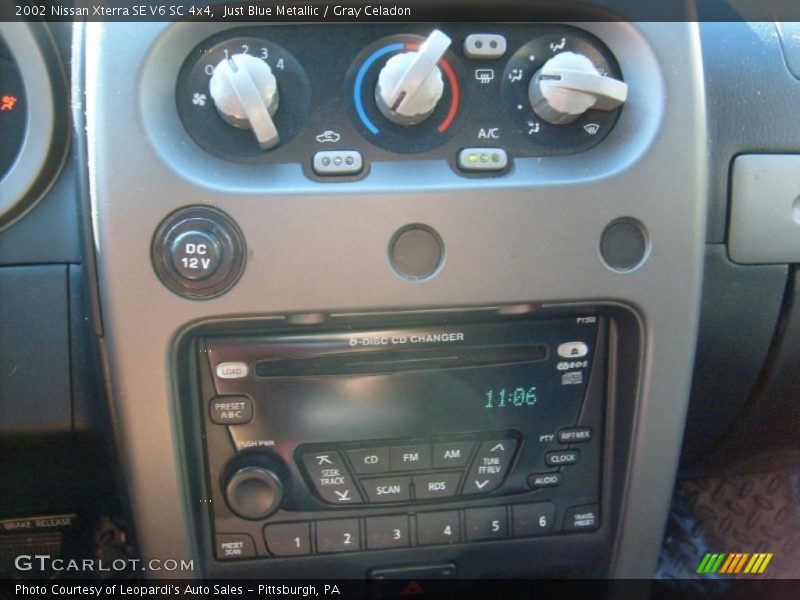 Just Blue Metallic / Gray Celadon 2002 Nissan Xterra SE V6 SC 4x4
