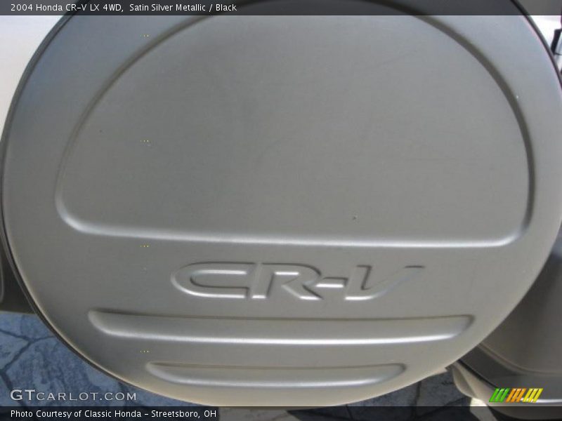 Satin Silver Metallic / Black 2004 Honda CR-V LX 4WD