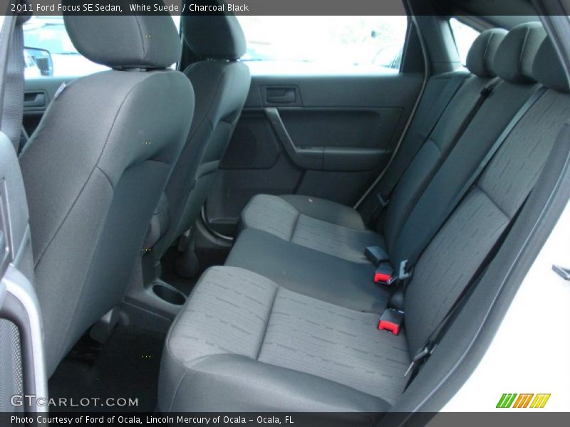 White Suede / Charcoal Black 2011 Ford Focus SE Sedan