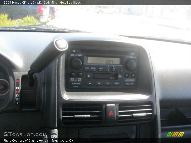 Satin Silver Metallic / Black 2004 Honda CR-V LX 4WD