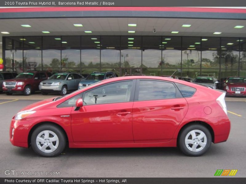 Barcelona Red Metallic / Bisque 2010 Toyota Prius Hybrid III