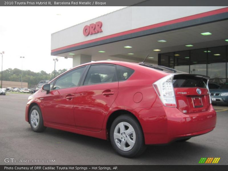 Barcelona Red Metallic / Bisque 2010 Toyota Prius Hybrid III