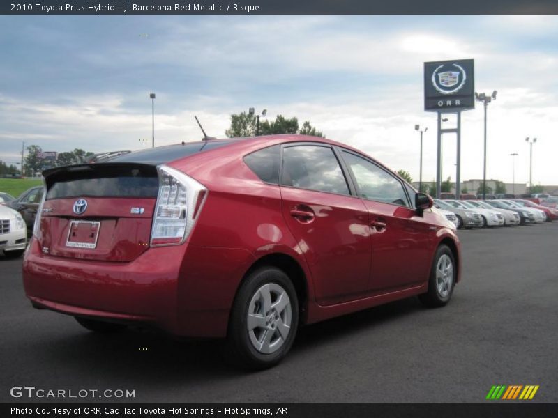 Barcelona Red Metallic / Bisque 2010 Toyota Prius Hybrid III