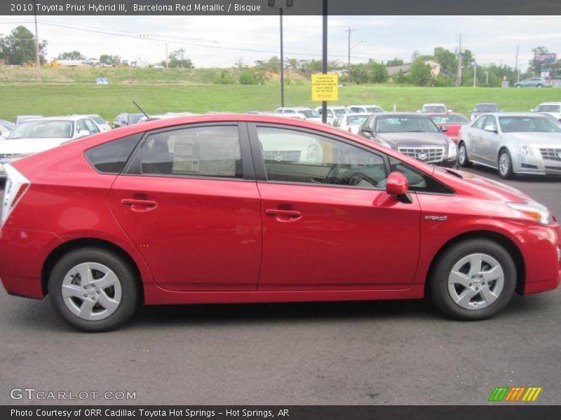 Barcelona Red Metallic / Bisque 2010 Toyota Prius Hybrid III