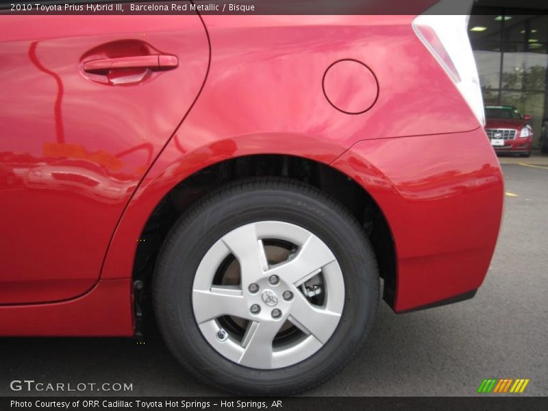 Barcelona Red Metallic / Bisque 2010 Toyota Prius Hybrid III