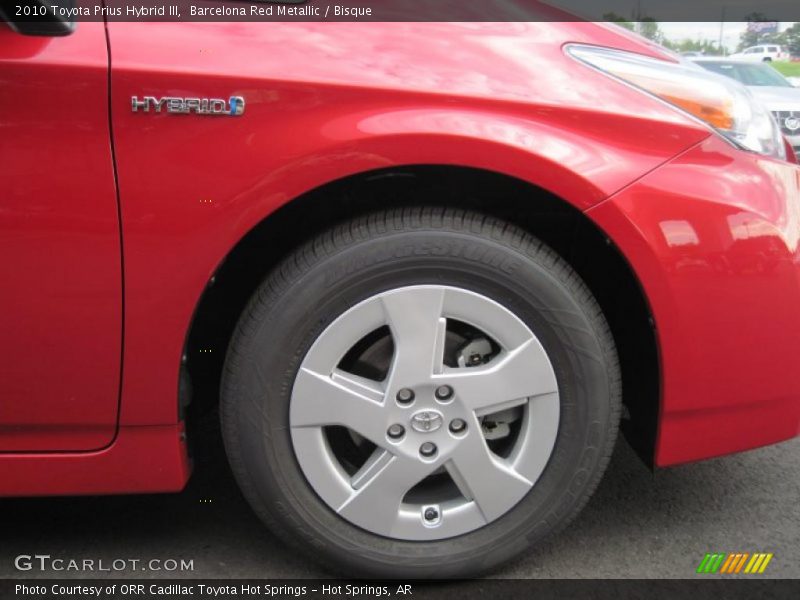 Barcelona Red Metallic / Bisque 2010 Toyota Prius Hybrid III