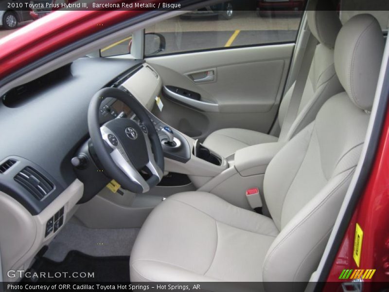 Barcelona Red Metallic / Bisque 2010 Toyota Prius Hybrid III