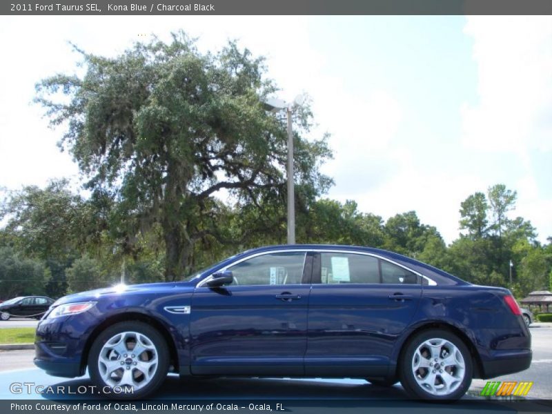 Kona Blue / Charcoal Black 2011 Ford Taurus SEL
