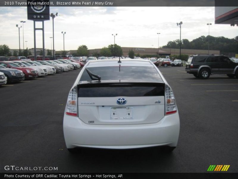 Blizzard White Pearl / Misty Gray 2010 Toyota Prius Hybrid III