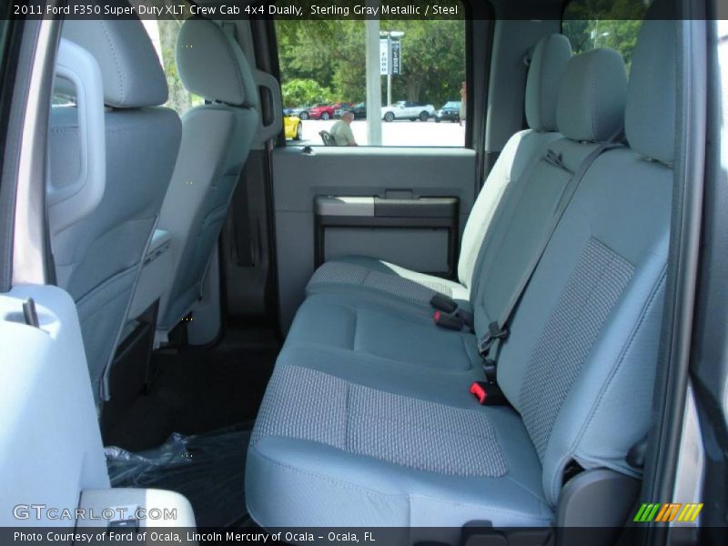 Sterling Gray Metallic / Steel 2011 Ford F350 Super Duty XLT Crew Cab 4x4 Dually