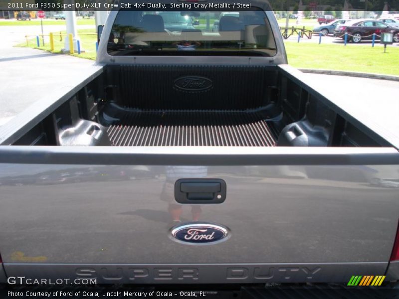 Sterling Gray Metallic / Steel 2011 Ford F350 Super Duty XLT Crew Cab 4x4 Dually