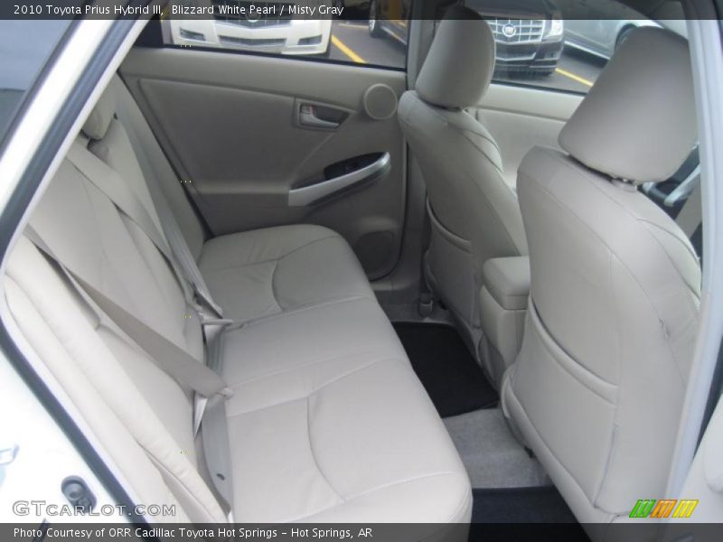 Blizzard White Pearl / Misty Gray 2010 Toyota Prius Hybrid III