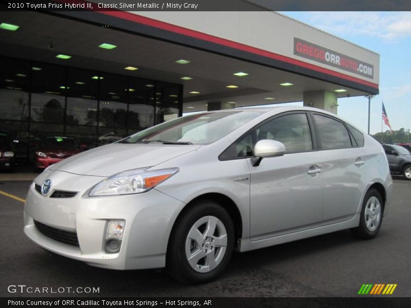Classic Silver Metallic / Misty Gray 2010 Toyota Prius Hybrid III